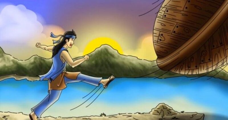 Foto: Ilustrasi Cerita Rakyat Sangkuriang