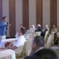 Gubernur Jawa Barat Ridwan Kamil dalam acara High Level Meeting Tim Pengendali Inflasi Daerah (TIPD) - Bank Indonesia di Mason Pine Hotel, Kota Baru Parahyangan, Kabupaten Bandung Barat, Kamis (16/3/2023).
