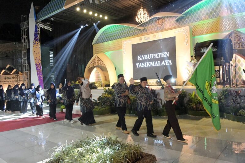 Seleksi Tilawatil Qur'an dan Hadist (STQH) XVIII Tingkat Provinsi Jawa Barat Tahun 2023 di Plaza Pusdai Jabar, Kota Bandung, Minggu (7/5/2023).(Foto: Biro Adpim Jabar)